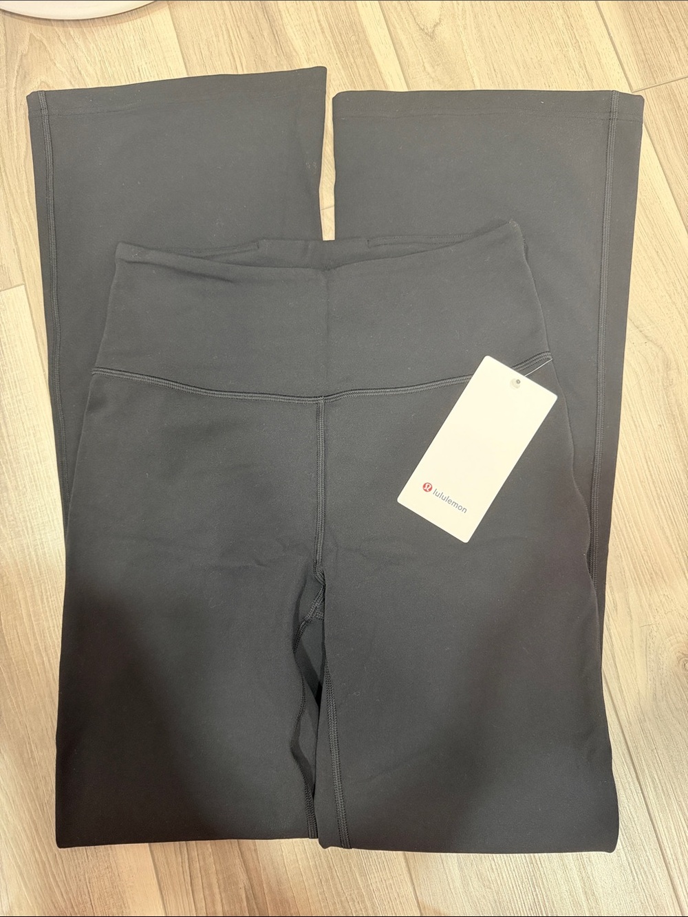 lululemon athletica Black Flare High-Rise Yoga Pants